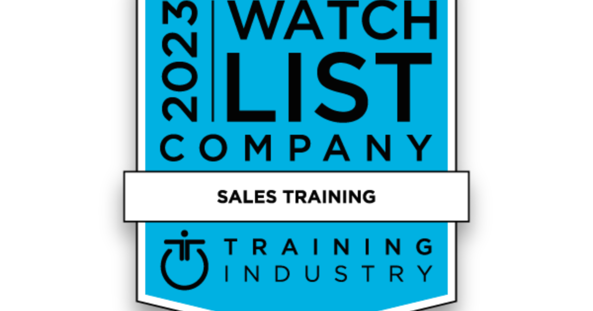 Sponge Learning | Sponge wins a place on the Training Industry Sales ...